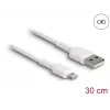 USB įkrovimo laidas DeLOCK 87866 iPhone, iPad, iPod 30 cm