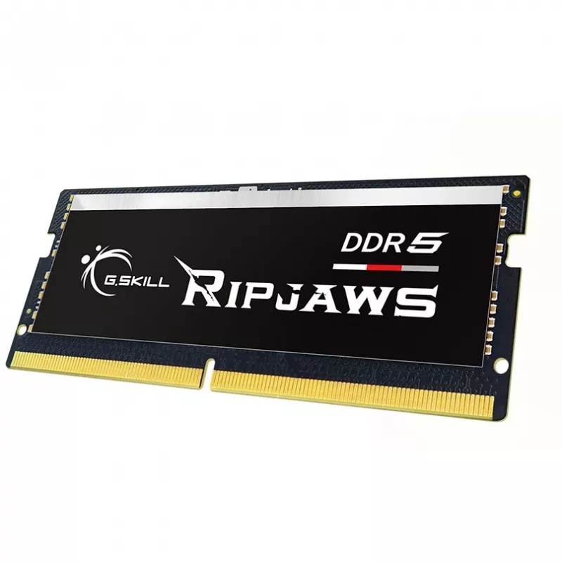 SO-DIMM 64 GB DDR5-5600 (2x 32 GB) Dual-Kit, Arbeitsspeicher schwarz, F5-5600S4040A32GX2-RS, Ripjaws, INTEL XMP