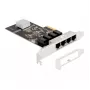 DeLOCK PCI Express x4 kortelė 4 x RJ45 Gigabit LAN RTL8111