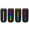 Nešiojamas stereofoninis garsiakalbis TRACER Stripe Black - 10 W RMS, Bluetooth / Laidinis, USB-A ir USB-C, MicroSD, įmontuota baterija (iki 5 h)