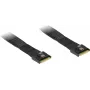 Inter-Tech SFF-8654 8i juodas vidinis kabelis 8 prievadai