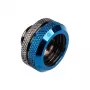 Bitspower Multi-Link Adapter G1/4 colio vyriškas į 16 mm išorinio skersmens kietą vamzdelį tiesus lizdas, blizgios juodos spalvos