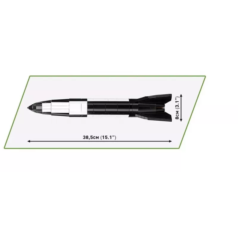Konstruktorius COBI V2 Raketa 560 dalių Antrasis pasaulinis karas