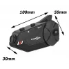 Belaidis motociklininkų šalmo interkomas FreedConn R1 PLUS E su kamera, Bluetooth 5.0+EDR, 1000 m atstumu, IP65, FM, 1080p vaizdo įrašu, 30 h pokalbio laiko