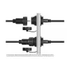 Good Connections Industrial Plug S4 USB 2.0 kabelis, USB-A į Mini-USB, 1 m (IC04-U202)