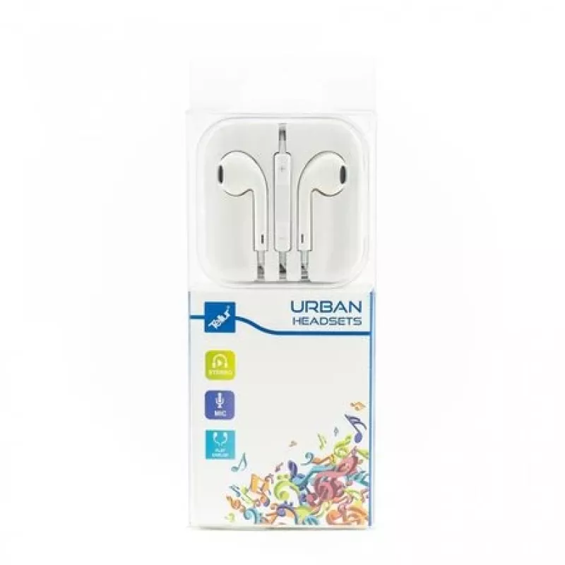 Ausinės Tellur Urban Wired In-ear (TLL162091) baltos