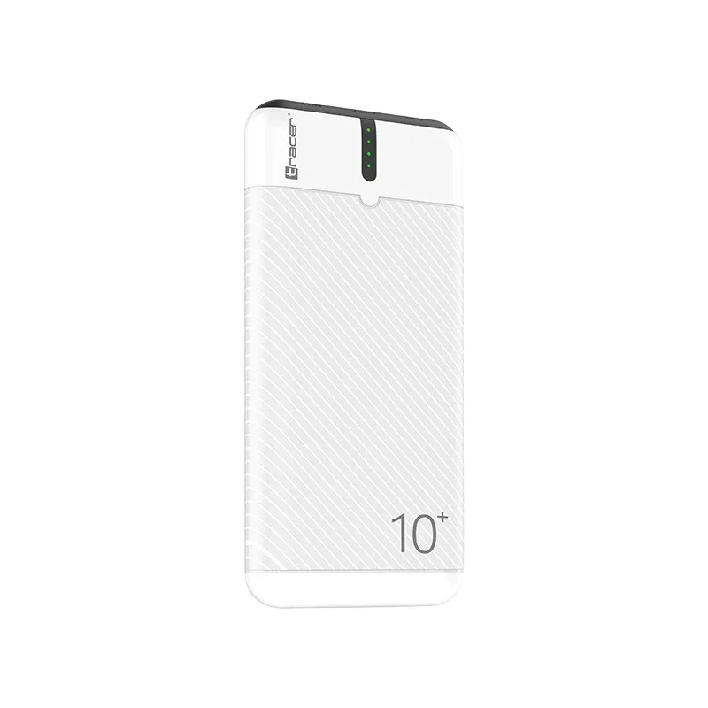 Power bank EnerGo 10000mAh baltas-juodas