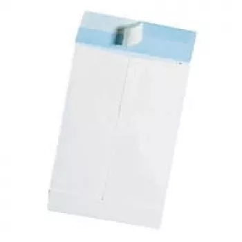 Sulankstomas siuntinių maišelis MAILmedia 51652 C4 su 4 cm atvartu, baltas, 140 g/m², lipnus