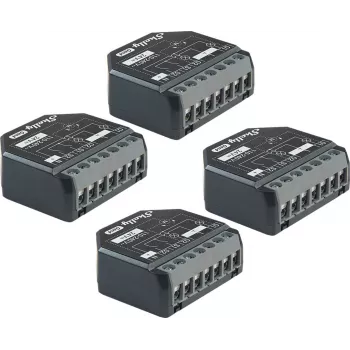 4 vnt. Shelly 2PM Gen4 Zigbee/Matter valdiklių rinkinys