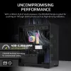 Corsair iCUE LINK RX120 MAX 120 mm korpuso ventiliatorius - juodas