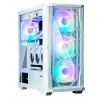 Zalman Z10 DUO ATX korpusas baltas su ZM-IF120 x4 ventiliatoriais