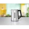 Elektrinis virdulys Rommelsbacher WK 3000 — 1,7 L, 3000 W, nerūdijantis plienas ir juoda