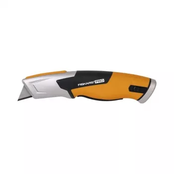 Fiskars 1062938 kanceliarinis peilis Juodas, Oranžinis Skustuvo tipo ašmenys