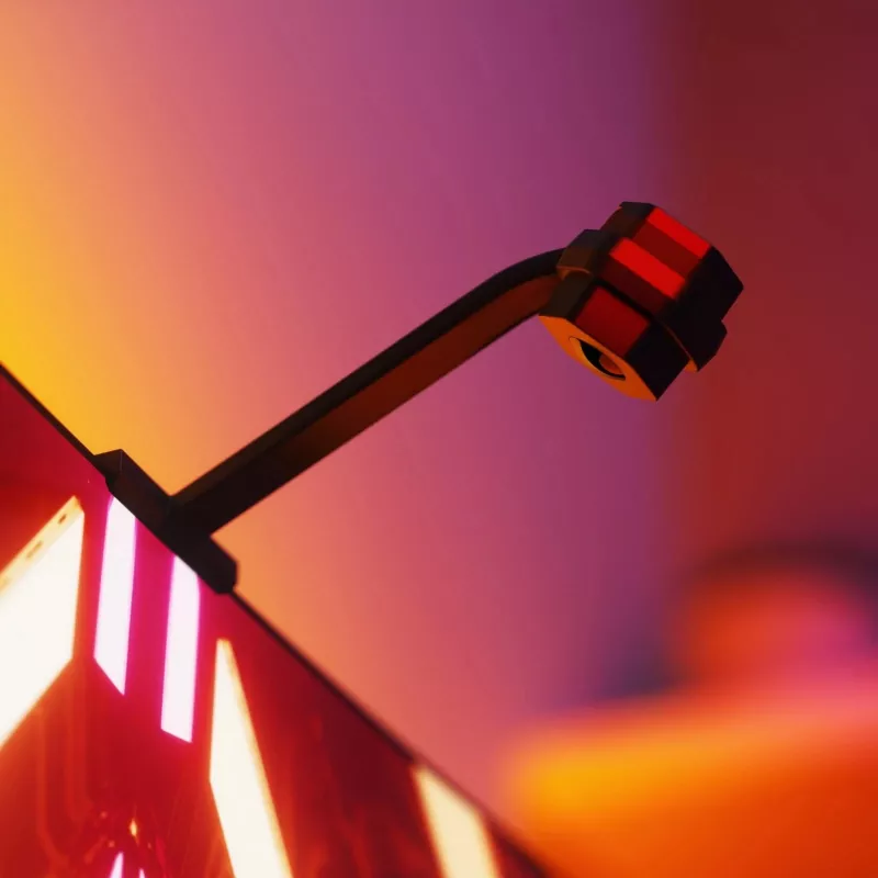 Nanoleaf 4D V2 TV Screen Mirror + Šviesos juostų rinkinys (televizoriui ir monitoriui iki 65 colių) | 24 W | Įvairiaspalvis RGB