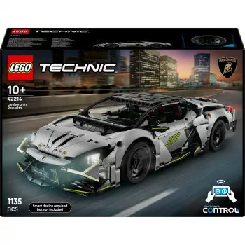 LEGO Technic Supercar Lamborghini Revuelto 42214 — 1:10 mastelio modelio rinkinys, 1135 dalių