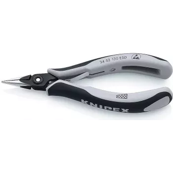 Replės KNIPEX 34 52 130 ESD, chromo-vanadžio plienas, juoda, pilka, 130 mm, 61 g