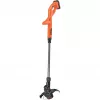 Black+Decker ST1823 18 V belaidis žolės trimeris, 25 cm, 1,5 Ah Li-ion, teleskopinė rankena, oranžinis/juodas