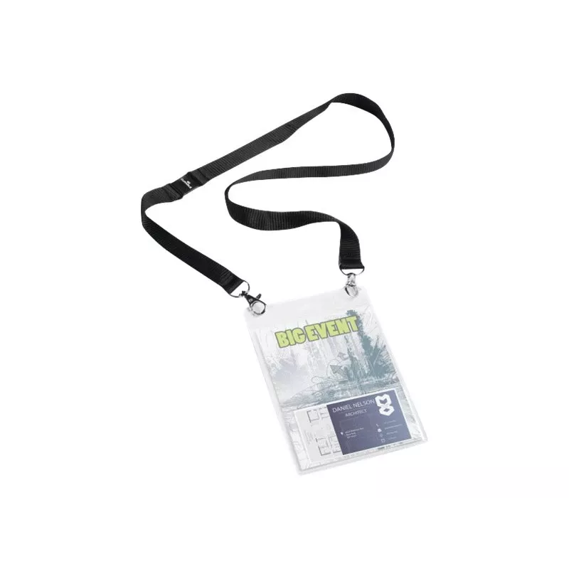 Durable 852501 Kortelės laikiklis su tekstiliniu raiščiu A6, 10 vnt.
