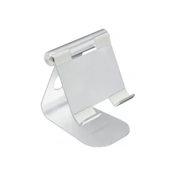 TERRATEC iTab M – stovas telefonui / planšetei – aliuminis – sidabrinis – ekrano dydis 8,8–25 cm (3,5–10 col.) – stalinis stovas (219728)