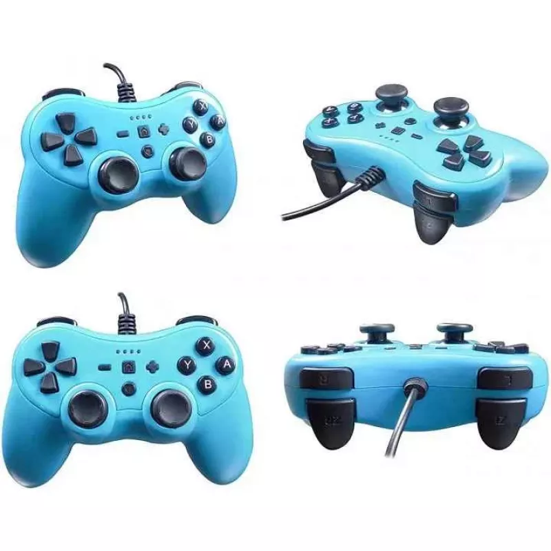 Laidinis valdiklis SUBSONIC SA5488-1 Neon Blue – skirtas Nintendo Switch, laidinis ryšys