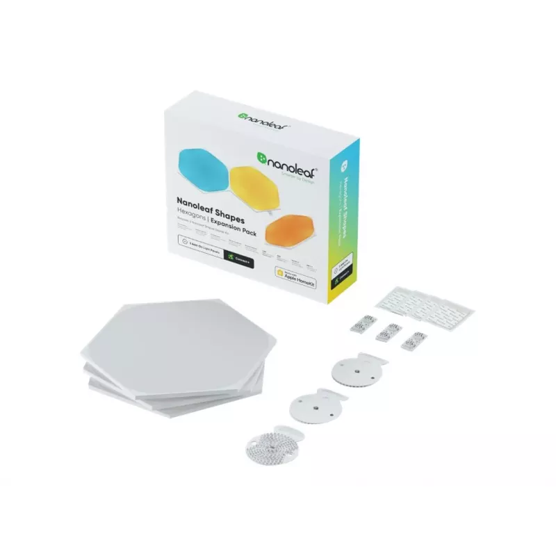 Nanoleaf NL42-0001HX-3PK šešiakampių plėtinio rinkinys