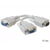 Serijinis kabelis DeLOCK 65403 Smėlio spalvos 0,17 m DB-9
