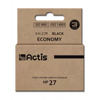 Actis KH-27R rašalo kasetė (atitinka HP 27 C8727A; standartinė; 20 ml; juoda)