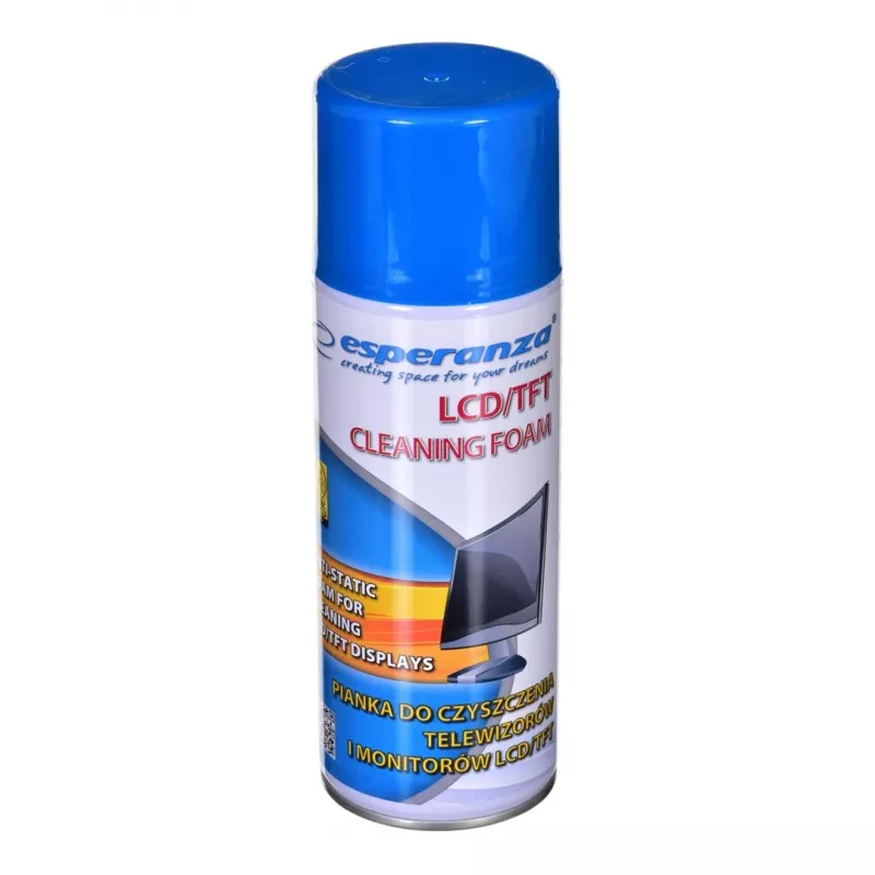 Valomoji puta ESPERANZA ES119 — 400 ml LCD/TFT/Plazmos ekranams, įvairiaspalvė