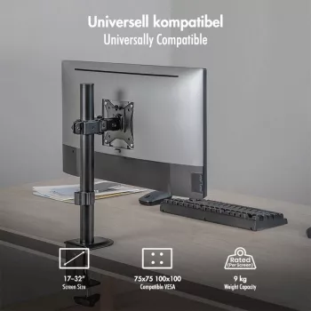 Laikiklis monitoriui 17-32 colių, 9 kg maks., juodas