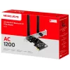 Mercusys AC1200 Wi-Fi Bluetooth PCIe Adapter MA30E Dviejų Juostų