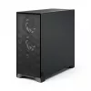 PC korpusas Fractal Design Pop 2 Air Black TG Midi Tower — ATX, 3x 120 mm priekiniai ventiliatoriai, palaiko 2,5 colio ir 3,5 colio diskus