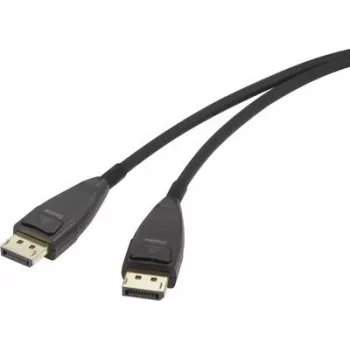Renkforce DisplayPort jungiamasis laidas [1x DisplayPort kištukas - 1x DisplayPort kištukas] 20 m Juodas (RF-3770962)