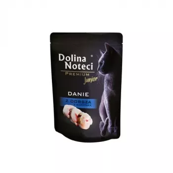Dolina Noteci Premium patiekalas su menke ir sardinemis – šlapias ėdalas kačiukams – 85g