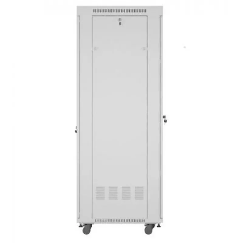 Laisvai pastatomas stovas LANBERG FF01-6842-12SL 42U, 600×800 mm, 2121 mm aukštis, 1200 kg talpa, IP20, pilka