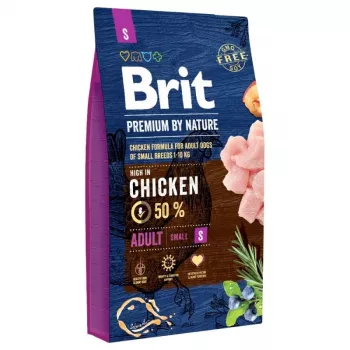 BRIT Premium by Nature Small Chicken - sausas šunų ėdalas - 8 kg