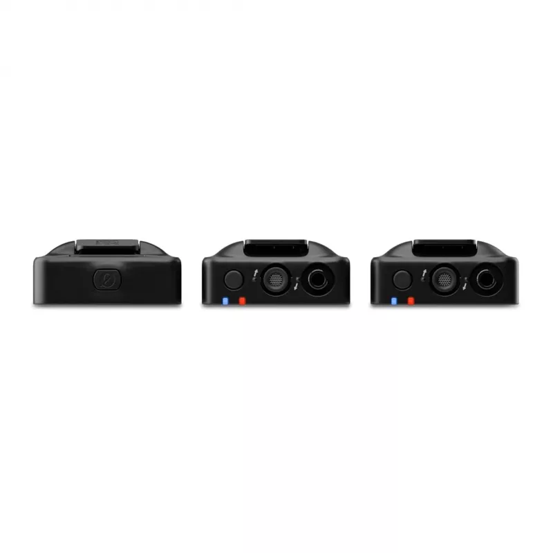 Rode Wireless Go III 3 kartos kompaktiška belaidė mikrofonų sistema, juoda
