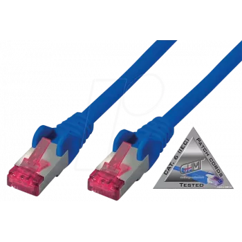 Tinklo kabelis ShiverPeaks BS75711-A1.5B 1,5 m Cat6a S/FTP mėlynas