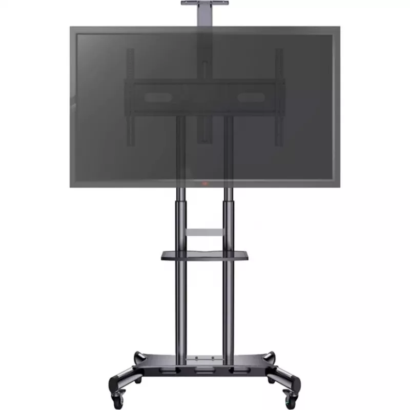 Vežimėlis HAGOR HP Twin Stand HD plokščiaekraniams ir AV įrangai, juodas, 140-213 cm (55-84 col.)
