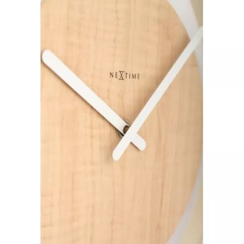 NeXtime laikrodis Wood Loop 3046, Ø30 cm, sieninis, medinis