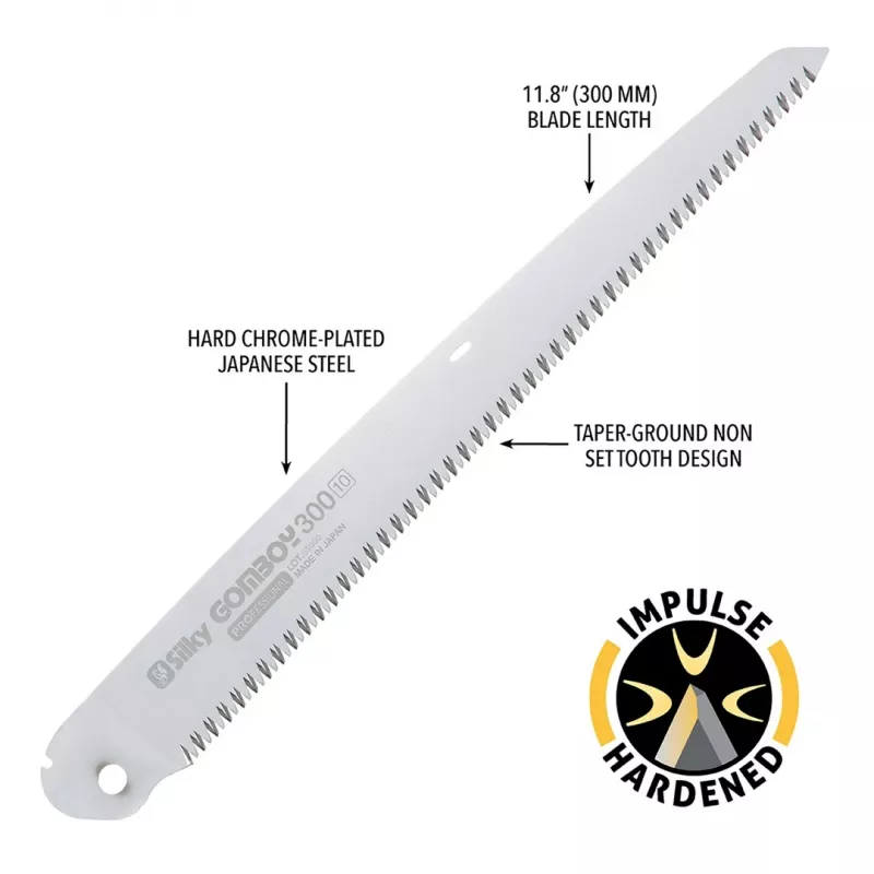 Genėjimo pjūklas Silky Gomboy 30 cm juodai pilkas