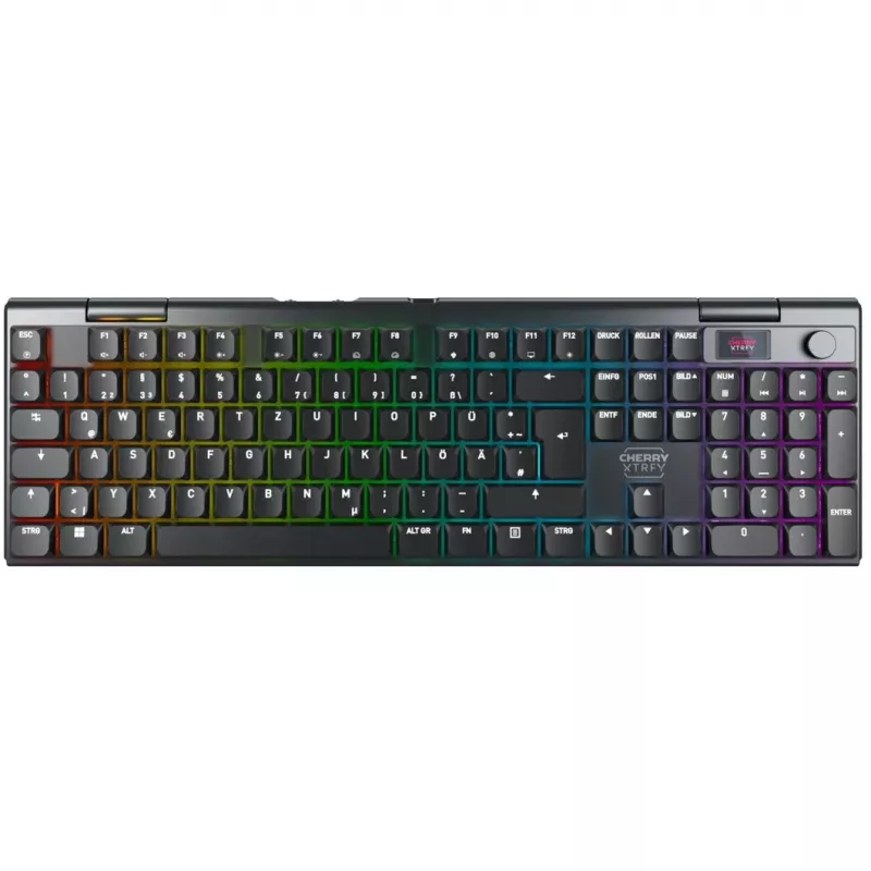 Belaidė žaidimų klaviatūra CHERRY XTRFY MX 10.1 Wireless USB RF Bluetooth QWERTZ Juoda