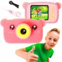 Vaikiška skaitmeninė fotoaparatas Extralink H25 PINK, rekomenduojamas nuo 3 metų