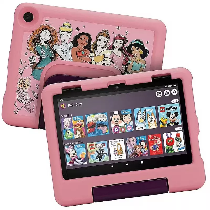 Amazon Fire HD 8 vaikams planšetė (8 colių HD ekranas, 3 GB RAM, 32 GB atminties, mėlyna)