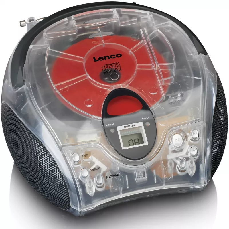 Nešiojamas radijas CD grotuvas Lenco SCD-24TR