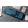 Klaviatūra Keychron V6 Max, juoda/mėlynai pilka, DE išdėstymas, Gateron Jupiter Red, Hot-Swap, RGB