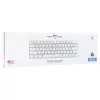 Mechaninė žaidimų klaviatūra White Shark Wakizashi WAKIZASHI-2-US-W-BLUE — JAV išdėstymas, mėlyni jungikliai