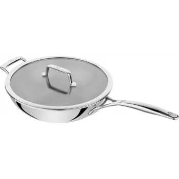 Wok keptuvė ZWILLING Peak 30 cm, 18/10 nerūdijantis plienas, tinka indukcijai