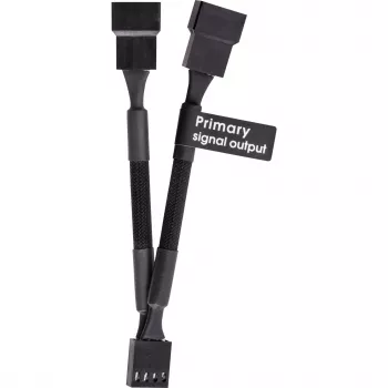 PWM ventiliatoriaus Y-kabelis THERMALTAKE Tt Mod AC-060-CO1OTN-F1 4 kontaktų, 3 vnt. pakuotė
