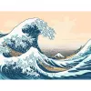 Piešimo rinkinys pagal skaičius Ravensburger CreArt ART Collection Didžioji banga Hokusai 23690