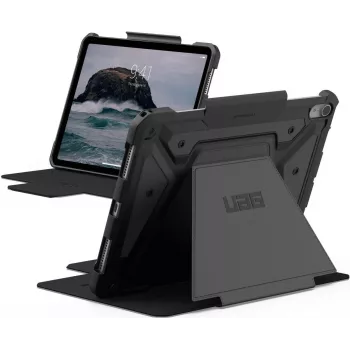 Urban Armor Gear UAG – Flip dėklas planšetei – Patvarus – poliuretanas (PU) – Juodas – skirtas Apple 11 colių iPad Air M2 Wi-Fi, M2 Wi-Fi + Cellular, M3 Wi-Fi, M3 Wi-Fi + Cellular